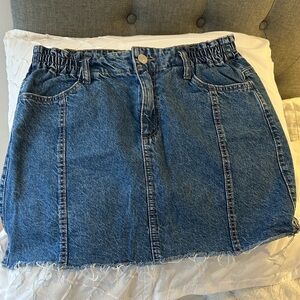Garage Jean Skirt